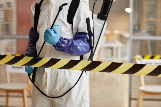 Professional Hoarding Cleanup technician working in Caldwell, NJ